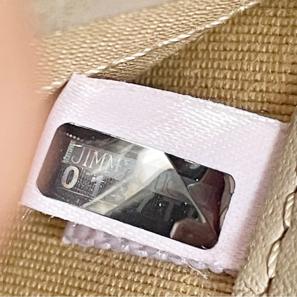 Jimmy Choo metallic leather stars long zip wallet